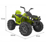 Elektrická štvorkolka Quad ATV 2.4G - zelená